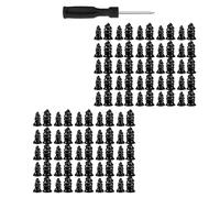 Whoasyst Juego de 101 tapones de neumáticos resistentes para emergencias, neumáticos de carretera, fácil de operar para motocicletas, ATV, scooters, juego de reparación de neumáticos de vehículos
