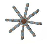 Whoasyst Juguete de rompecabezas de lona resistente para perros con dispensador de golosinas de goma natural para promover el comportamiento de la actividad mental y proporcionar mentalidad