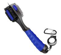 Whoasyst Kit de herramientas de limpieza de doble cara con alambre de acero y nailon para cabezal de limpieza de cepillo con hebilla retráctil, cabezal de cepillo retráctil