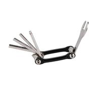 Whoasyst Llaves de mantenimiento multifunción de acero al carbono para bicicletas de montaña, mantenimiento de emergencias, herramienta de ciclismo multifunción