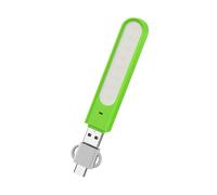 Whoasyst Luz nocturna portátil de 5 V, 8 LED, lámpara de escritorio ajustable para viajes, dormitorio, camping, carga, luz nocturna USB