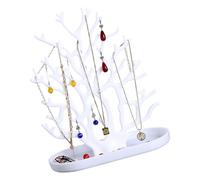 Whoasyst Organizador decorativo de joyería con múltiples ramas, diseño compacto y ligero para el hogar, tienda, encimera, arreglo de fácil montaje, árbol de joyería