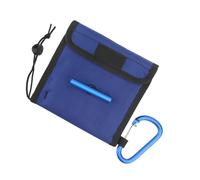 Whoasyst Paquete de líneas de pesca resistentes al desgaste, con 10 bolsillos transparentes, bolsa de almacenamiento Tippet Line