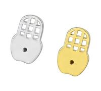 Whoasyst Parte trasera de aretes de tono para joyas pesadas, ligeras pero fuertes para mantener los aretes en posición vertical y correctamente alineados, soportes para aretes para orejas caídas, One