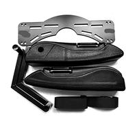 Whoasyst Pasamanos para vehículo eléctrico, scooter, asa de pasajero, reposabrazos plegable, para asiento trasero de motocicleta, agarre plegable