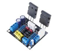 Whoasyst Placa amplificadora de potencia HiFi de un solo canal 100 W 4 Ohm 2SC5200 2SA1943 20-50 V, baja distorsión para aplicación de sonido en el hogar, accesorios de aplicación de sonido pequeño