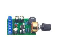 Whoasyst Placa amplificadora estéreo de entrada de canal con sonido y volúmenes ajustables, módulo de sonido para altavoces, potencia pequeña para altavoces