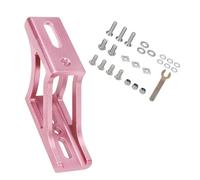 Whoasyst Portaequipajes delanteros para bicicletas, extensores de bloque, aleaciones de aluminio, luz de nariz de bicicleta, adaptadores de soporte elevados, soportes plegables, conversiones de luz