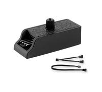 Whoasyst Regulador de velocidad del ventilador de 12 V y 4 pines, fuente de alimentación integrada, control del radiador, interruptor de regulación (idioma español no garantizado)