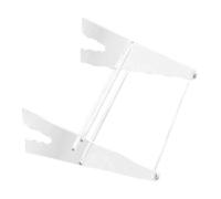 Whoasyst Soporte de acrílico de moda para diadema, soporte de exhibición de doble capa, accesorio para el hogar para niñas y mujeres, organizador de accesorios para el cabello