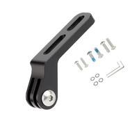 Whoasyst Soporte de extensión de faros delanteros para bicicleta, soporte inferior para manillar de bicicleta de carretera, adaptadores de cámara deportiva, adaptadores de cámara deportiva