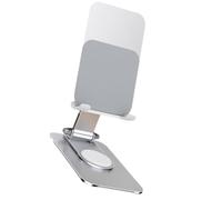 Whoasyst Soporte de mesa para teléfono y tableta, giratorio de 360 grados, soporte plegable para teléfono móvil, soporte plegable para video en vivo, para todos los teléfonos inteligentes