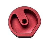Whoasyst Soporte de montaje de aluminio general, adaptador de metal pequeño, fácil de llevar, soporte de trípodes de aluminio para dispositivo de tubería para instalación de trípodes