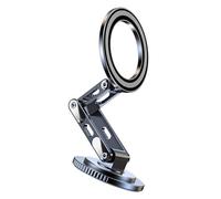 Whoasyst Soporte plegable para salpicadero de coche, soporte giratorio de 360 grados, soporte para teléfono celular, fácil instalación, imán fuerte