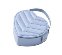 Whoasyst Tender Velutinous - Caja de almacenamiento moldeada con forma de corazón para cadena y pendientes, caja de joyería creativa con forma de afecto