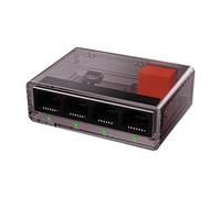 Whoasyst Tipo de 5 puertos: crea un cambio de salida de Gbps y pretende una gestión avanzada del calor para una integración continua del dispositivo, cambio rápido de red Ethernet