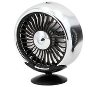 Whoasyst Ventilador de coche con salida USB LED para refrigeración creativa de tres velocidades, enfriador portátil portátil para habitación pequeña, sin agua, acondicionador de juegos, filtro de
