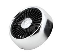 Whoasyst Ventilador de coche con salida USB LED para refrigeración creativa de tres velocidades, enfriador portátil portátil para habitación pequeña, sin agua, acondicionador de juegos, filtro de