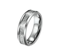 Whoiy Anillo de boda de carburo de tungsteno con grabado, 4 mm/6 mm/8 mm de ancho para hombre, anillos de meteorito, marquetería, anillos de compromiso, alianzas de plata, personalizados, talla 52-67