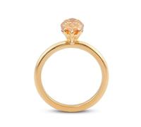Whoiy Anillo de boda para mujer de oro de 9 K/14 K/18 K, oro amarillo 375/585/750 con moissanite 2 ct alianzas de oro auténtico para mujeres, 51 (16.2), Metal precioso Piedra preciosa, Moissanita