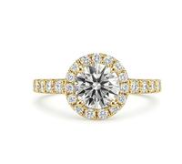 Whoiy Anillo de compromiso de oro auténtico con moissanite de 1,5 ct, oro blanco, alianzas de oro para mujer, 51 (16.2), Metal precioso Piedra preciosa, Moissanita