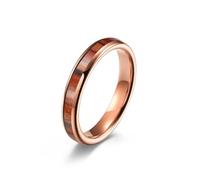Whoiy Anillo de tungsteno para hombre, alianzas de plata, negro/oro rosa/oro 4 mm/6 mm/8 mm, bisutería de moda, anillos de boda, anillos de madera, anillos para hombre, talla 52-67, 62 (19.7