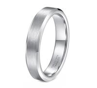 Whoiy Anillo grabado para parejas, anillos de compromiso de tungsteno, 2 mm, 4 mm, 6 mm, 8 mm, cepillado, anillos de boda, sencillos anillos de moda, anillos para parejas, color negro, talla 47-75, 65