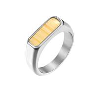 Whoiy Anillo para hombre, plata, oro/negro con grabado, anillos de boda de madera, 4 mm de ancho, acero inoxidable, anillo de boda, anillo de boda sin piedra, talla 54-67, 62 (19.7), Metal no precioso