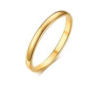 Whoiy Anillos para mujer con grabado de acero inoxidable pulido, anillo de boda, banda simple, 2 mm de ancho, anillo de mujer, sin piedra, anillo de compromiso, personalizado, talla 47-70, 47 (15.0