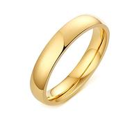 Whoiy Anillos para mujer con grabado de acero inoxidable pulido, anillo de boda, banda simple, 2 mm de ancho, anillo de mujer, sin piedra, anillo de compromiso, personalizado, talla 47-70, 57 (18.1