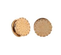 Whoiy Dilatador de acero inoxidable multicolor de 3 mm a 20 mm, 2 unidades, para mujeres y hombres, túnel, piercing de oreja, piercing de tornillo, 20mm, Acero inoxidable, Sin gemas
