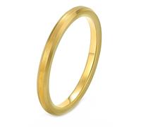 Whoiy Par de anillos de oro grabados, alianzas de carburo de tungsteno, simples 2 mm/4 mm/6 mm/8 mm, anillos de boda cepillados, joyería de moda, anillos de pareja, talla 48 - 75, 54 (17.2), Carburo