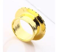 Whoiy Pendientes de acero inoxidable, 2 unidades, color dorado y plateado, 8 mm hasta 20 mm, dilatador único, para hombres y mujeres, 8mm, Acero inoxidable, Sin gemas