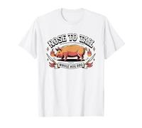 Whole Hog Pit Master Craft BBQ Nose Tail Camiseta