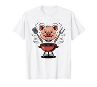 Whole Hog Roast Family Tradition Backyard Pig Spit Camiseta