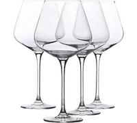 WHOLE HOUSEWARES Copas De Vino Cristal Juego De 4 - Copas De Vino Tinto O Blanco - Perfectos para Uso en Casa, Restaurante y en Fiestas - Copas Voluptuosas - 25 oz