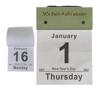 Whole Year Desk Wall Daily Calendar | Planificador de gestión de esquemas | 2026 Daily Calendar For Students Kids Teens Adults Teachers Friends Classroom Bedroom Study Room