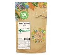 Wholefood Earth - Arroz basmati integral, sin transgénicos, natural, vegano, sin lácteos, sin azúcares añadidos, 3 kg