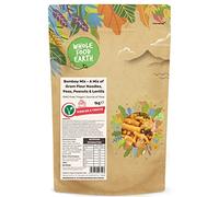 Wholefood Earth - Bombay mix, mezcla de fideos de harina de grano, guisantes, cacahuetes y lentejas, 1 kg, sin transgénicos, fuente de fibra