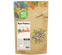 Wholefood Earth - Copos de centeno, sin transgénicos, veganos, sin lácteos, sin azúcar añadido, 1 kg