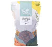 Wholefood Earth Dátiles Deglet Nour Orgánicos Secos (sin hueso) 1 kg | Sin OGM | Crudos | Veganos | Ricos en fibra | Certificados orgánicos