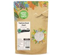 Wholefood Earth - Perlas de tapioca, sin transgénicos, veganas, sin lácteos, sin azúcar añadido, 1 kg