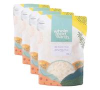 Wholefood Earth Rebanada de coco crudo de 250 g, sin OMG, natural, alta fibra, el embalaje puede variar (Paquete de 4)