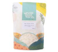 Wholefood Earth Rebanada de coco crudo de 250 g, sin OMG, natural, alta fibra, el embalaje puede variar