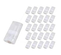 Wholesale 15 ml libre de BPA transparente vacío plástico ovalado desodorante contenedores Lipstick Tubos Tubo Botellas para Chapstick Homemade Labial Bálsamo Crayon