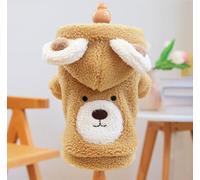 Wholesale of Pet - Chaqueta de forro polar con capucha para perro, gato y cordero, serie de suéteres para otoño e invierno, 2 (suéter redondo de oso, XL)