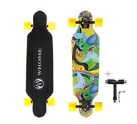 WHOME Pro Longboards - 31 pulgadas pequeño Longboard crucero Skateboards para Adultos/Niñas/Niños Pro/Principiante con T-Tool