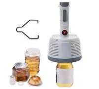 WHOOLEFUN Máquina De Sellado por Inducción Electromagnética, Selladora De Calor De Mano, Diámetro De La Tapa 20-100 Mm, 0.5-4sellado Rápido S, Sellador De Tapa De Papel De Aluminio para Botellas