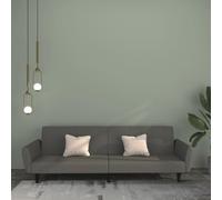 WHOPBXGAD Sofa Bed 2 Seater Velvet Convertible Guest Bed Dark Gray Modern Living Room Small Space Apartment Office Dormitory Comfortable Sleeper Furniture