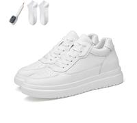 WHOROB Elevate Schuhe Damen Herren, White Casual 4/6/8/10cm Herren, Lässige Mesh Atmungsaktive Walking Sneaker(HH)